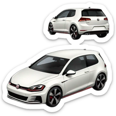 Golf gti performance sticker