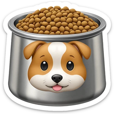food bowl for pet sticker