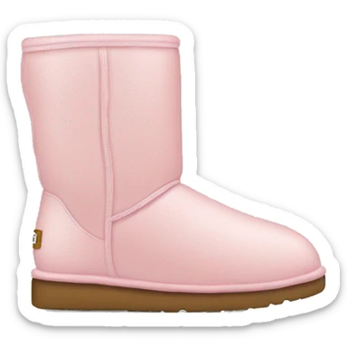 light pink uggs sticker