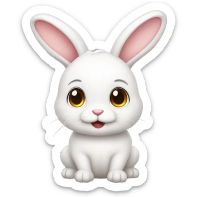 cute bunny sticker