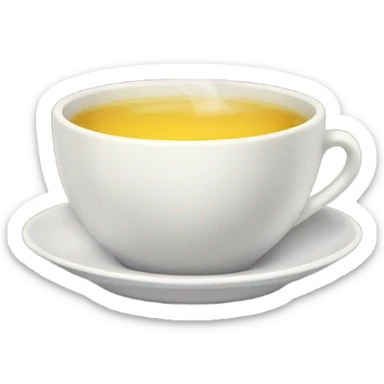 a cup of tea sticker