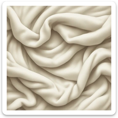 warm white blanket  sticker