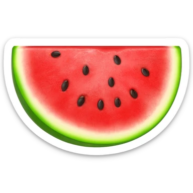 watermelon slice full of seeds sticker