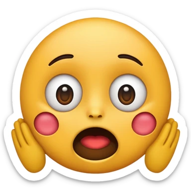 surprised emoji sticker