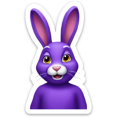Jax purple rabbit Digital circus sticker