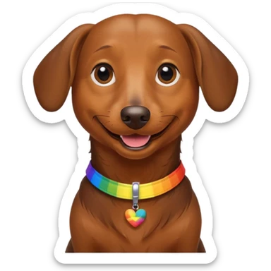 gay dog weiner sticker