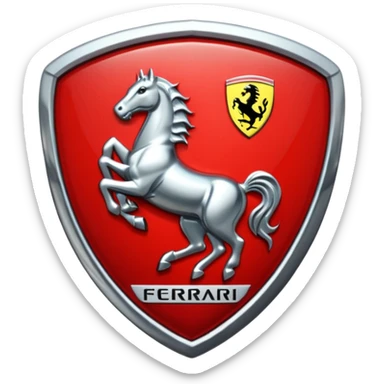 Ferrari badge sticker