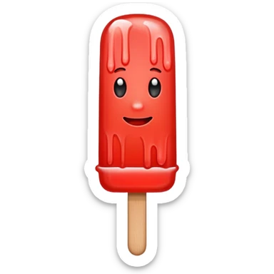 Elado de agua rojo sticker