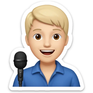 hollywood sing sticker