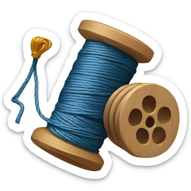 spool of thread sticker