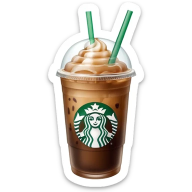 Ice coffee starbucks sticker