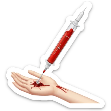 YUNG VAMP LIFE hand sticker