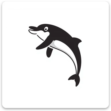 Dolphin sticker