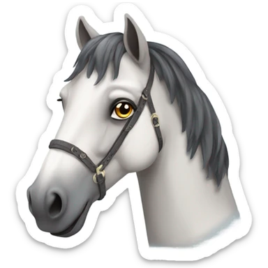 Gay horse named Merlin sticker
