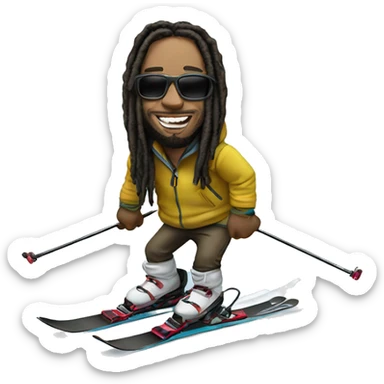 Lil jon on a ski sticker