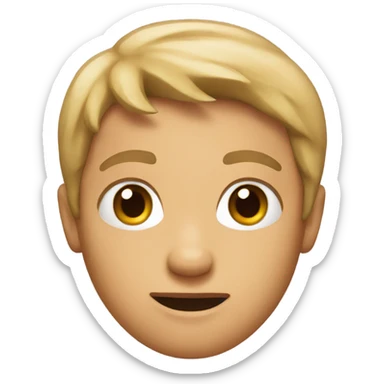 Emoji that looks like brat sticker