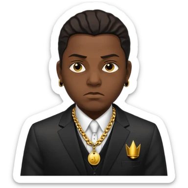 Gangster street king sticker