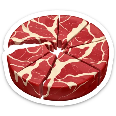 raw meat sticker