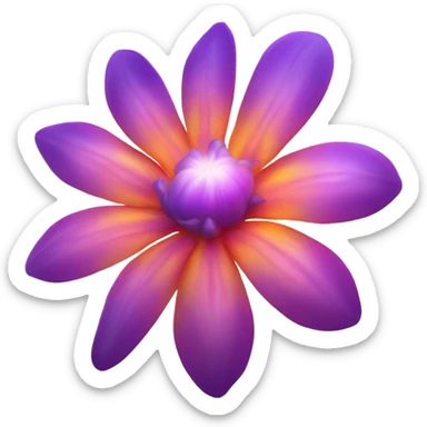 magical flowers sticker