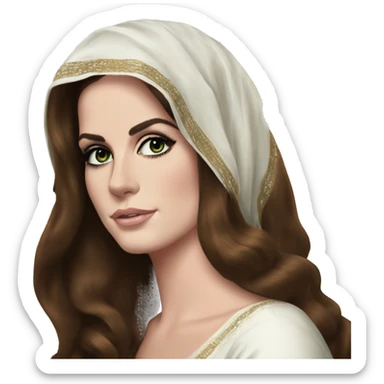 Lana del rey salutes Pakistan  sticker