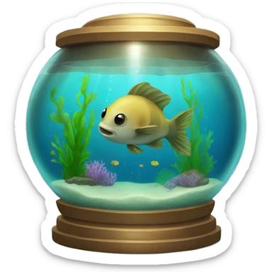 Aquarium zodiac sticker