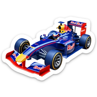 formula one redbull sticker