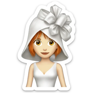 Mylène Farmer long dress sing sticker