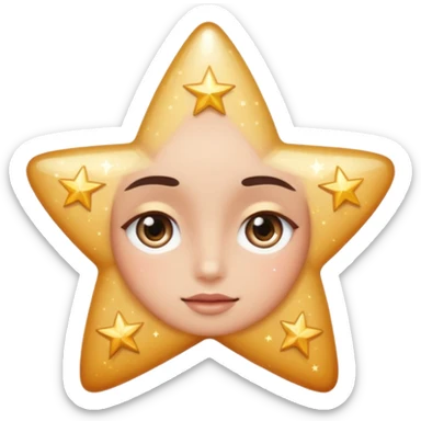 As me a un gasto con los ojos de estrella sticker