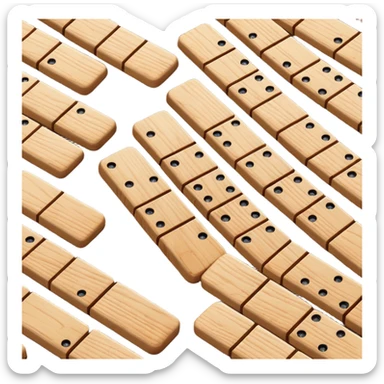 Domino Effect sticker