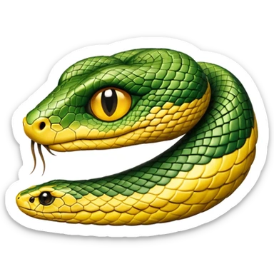 eye of a snake sticker
