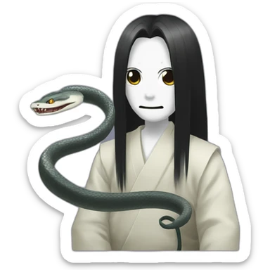 Orochimaru with snake sticker