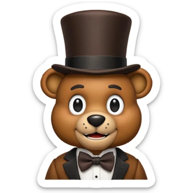Freddy fazbear sticker