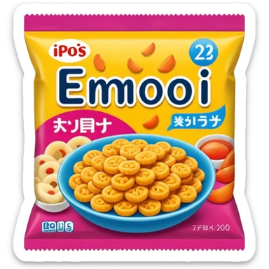 japan packaged snack  sticker