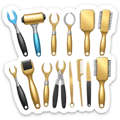 hair tools sticker