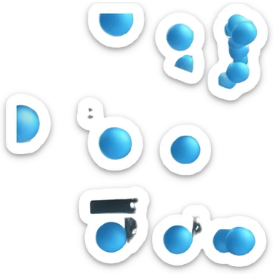 tall metal shelves with many blue orb prophecies sticker