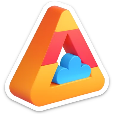 icon for browser extension called WordSpike, 3D macOS style, vivid details, modern, clean, with a sense of sharpness or spike, suitable for app icon sticker