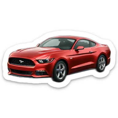 Ford mustang sticker