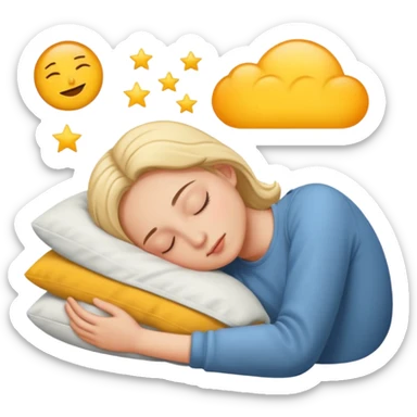 Sleeping pls sticker