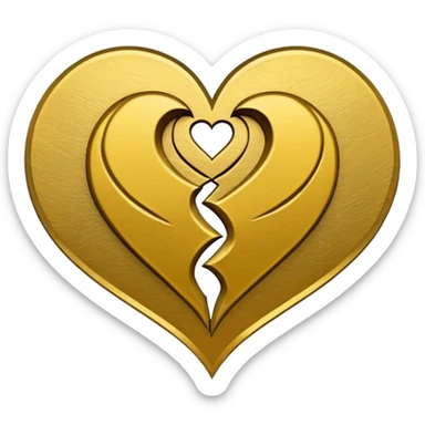 Wu-Tang Clan symbol combined with a heart sticker