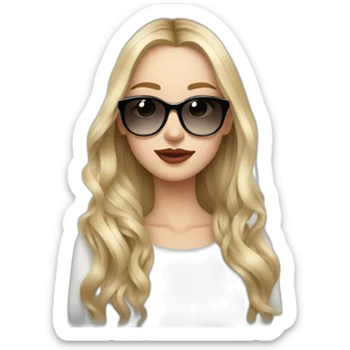 Viktoria Strok cool girl who live in Warsaw sticker