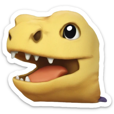 dino nugget pillow sticker