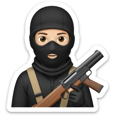 Peux tu me faire un braqueur 🙏🏽  sticker