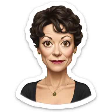 Helen mccrory sticker