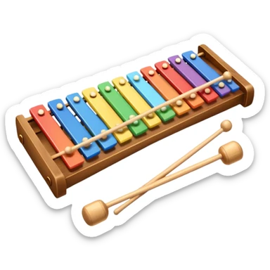 Xylophone sticker