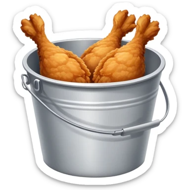 Bucket of chicken  sticker