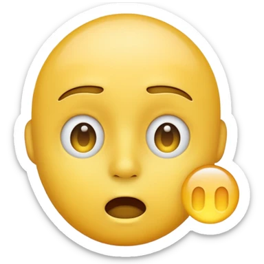 Face Exhaling emoji  sticker