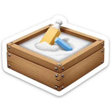 school chalk box sticker