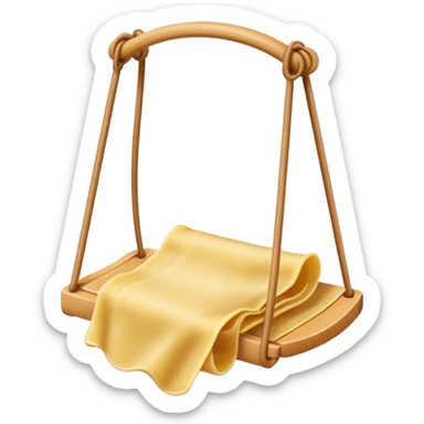Ravioli on a swing sticker