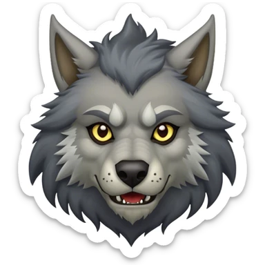 world of warcraft werewolf sticker