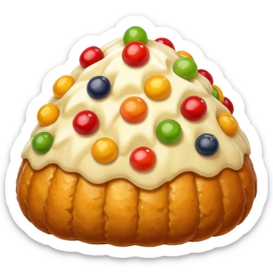 Italian delicious pannetone sticker